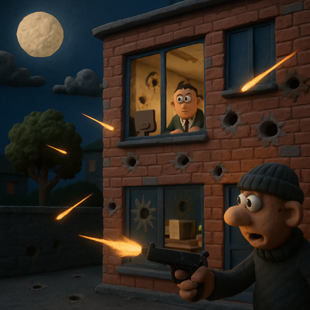 Ночью неизвестные обстреляли здание одной из компаний Никосии.