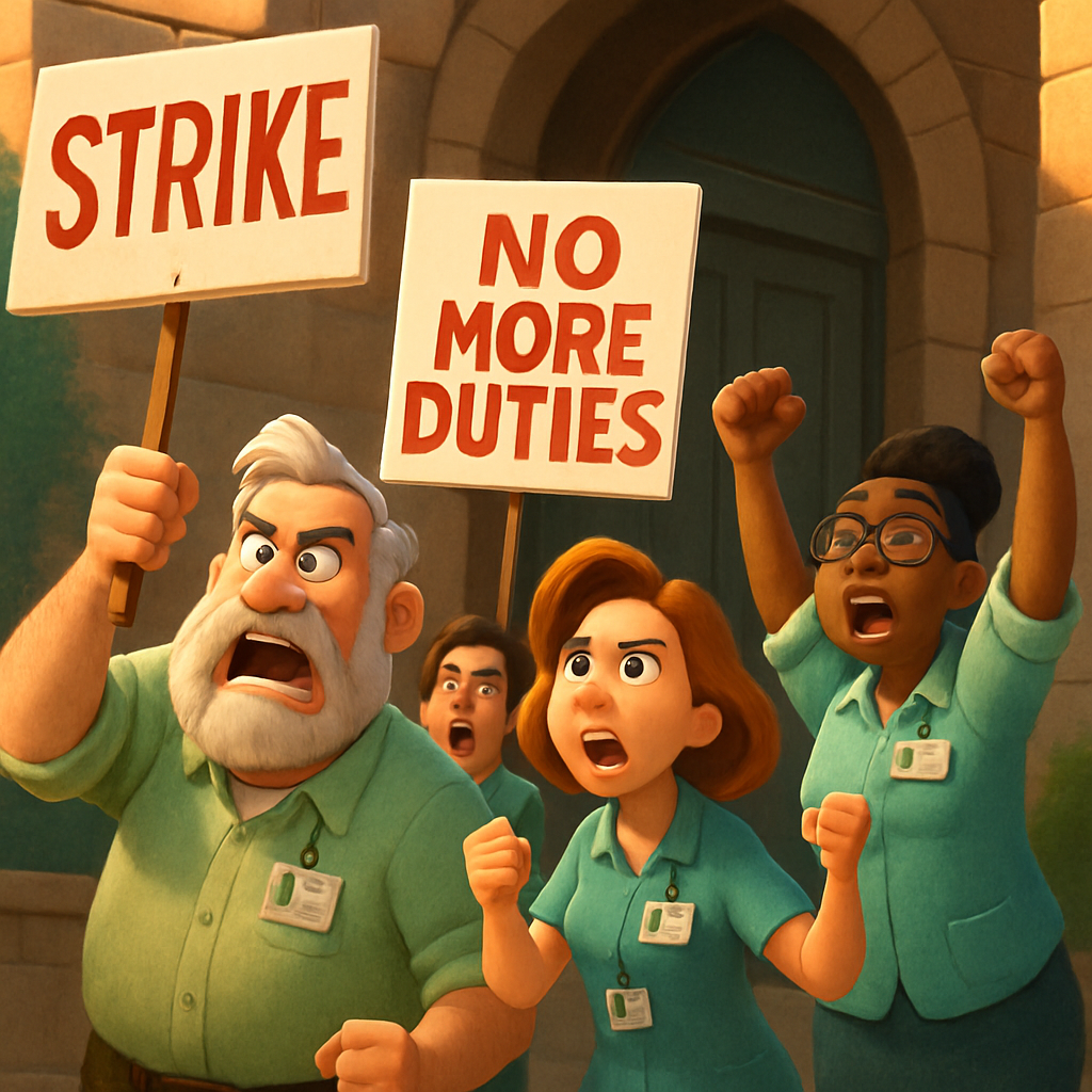 Забастовка соц.