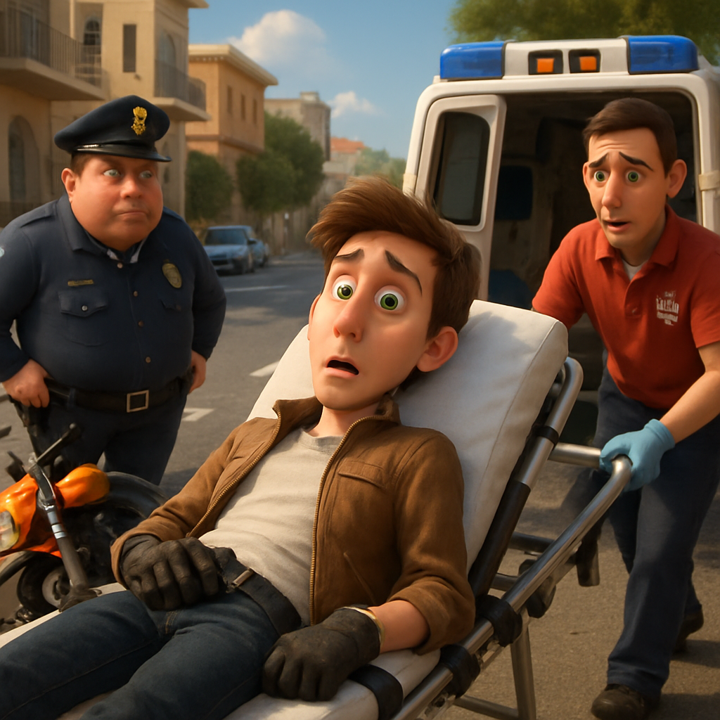 Утром в Никосии произошло ДТП с участием мотоциклиста.