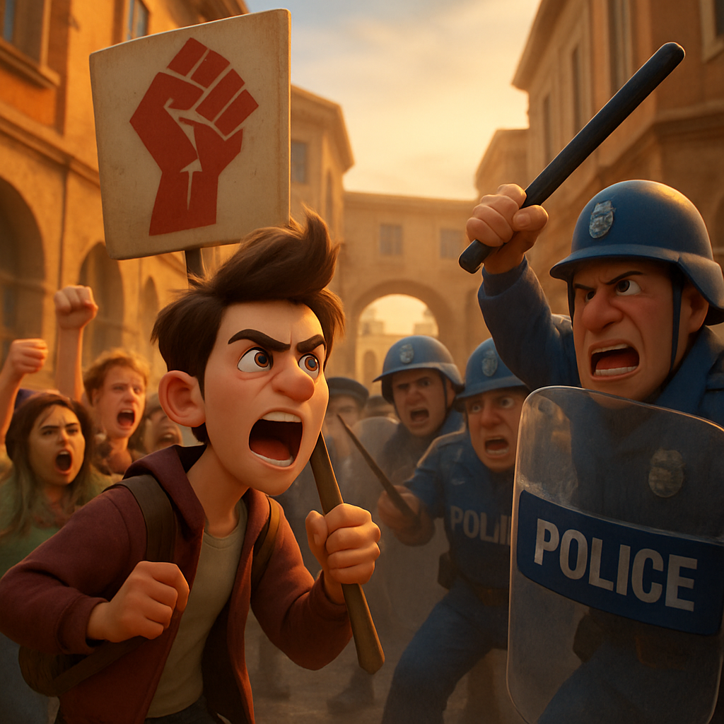 Автономное студенческое движение EFEN обвиняет кипрскую полицию в «вопиющем нападении» на студенческий антиоккупационный марш, который завершился в пятницу на блокпосту на улице Ледра в Никосии.