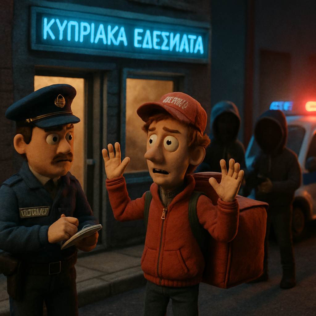 Полиция расследует случай ограбления, произошедший вчера вечером в районе Лимассола, жертвой которого стал водитель службы доставки.