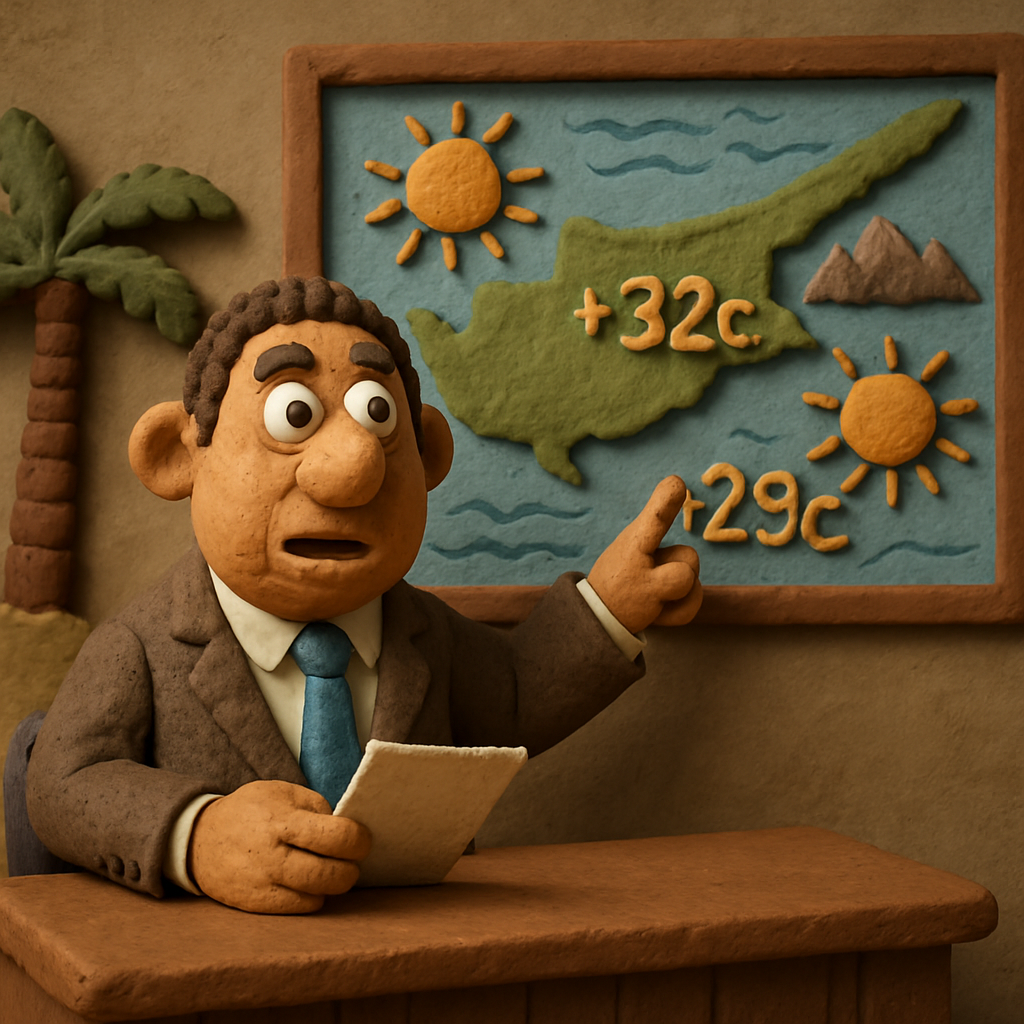 В понедельник на Кипре температура воздуха достигнет +32C в глубине страны, около +29C на побережье и +24C в горах.