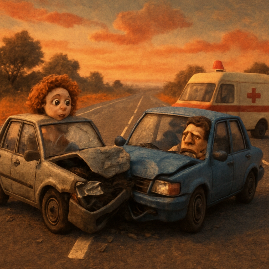 Утром на трассе Никосия–Лимассол произошло ДТП с участием двух автомобилей.