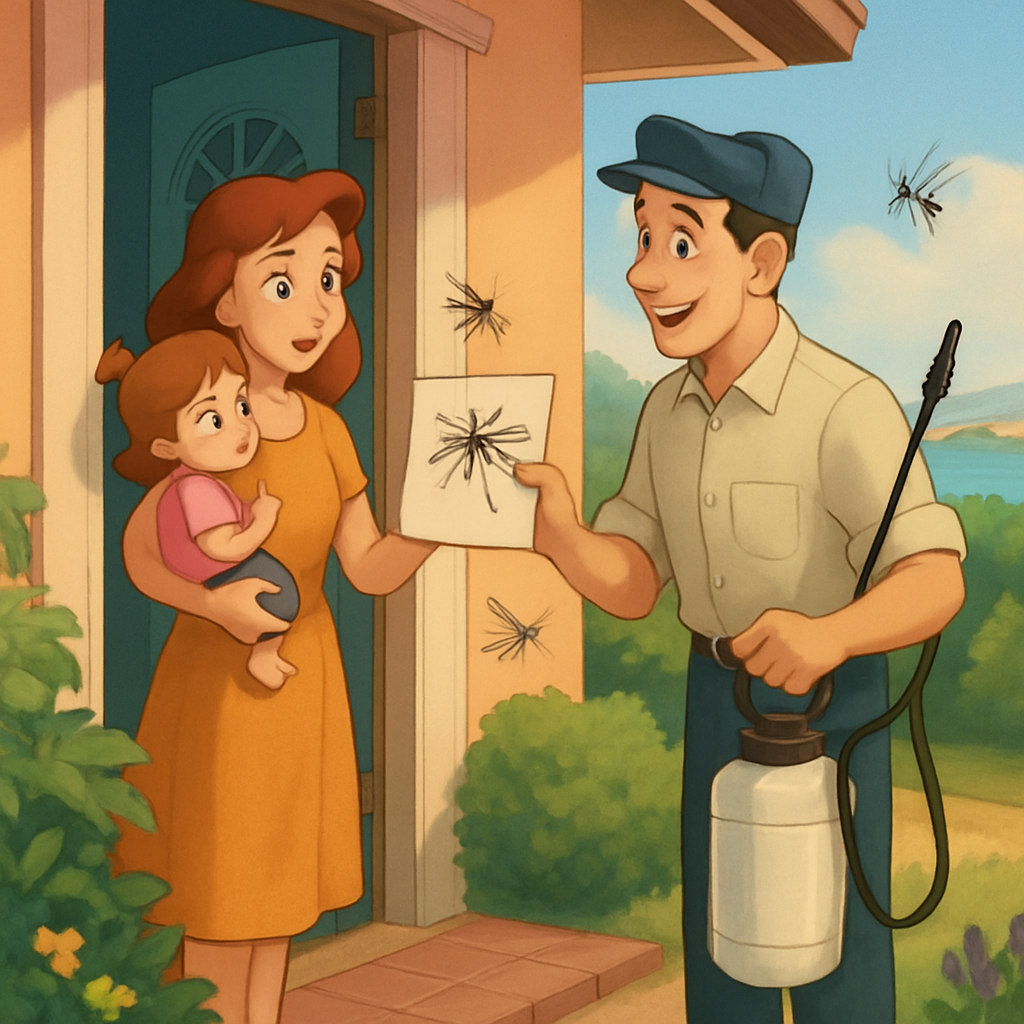 В Ларнаке начали кампанию «от двери к двери» из-за всплеска жалоб на комаров от жителей района Соленого озера.