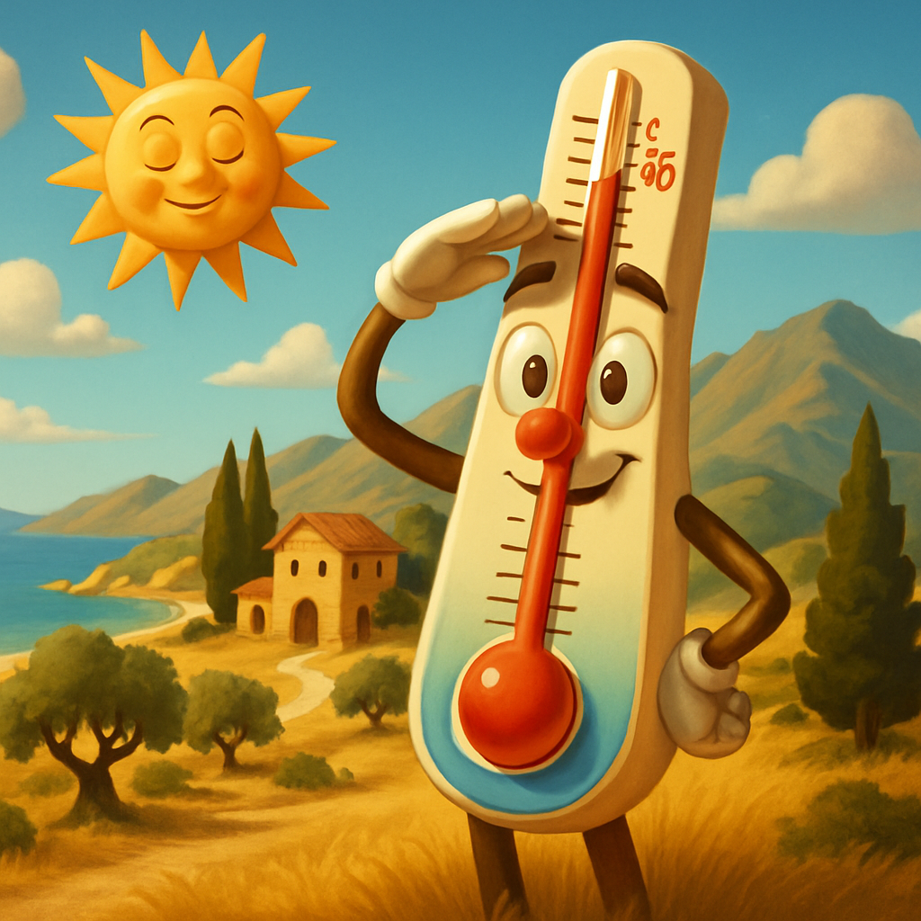 Сегодня на Кипре до +35C в глубине страны, +32C на побережьях и +27C в горах.