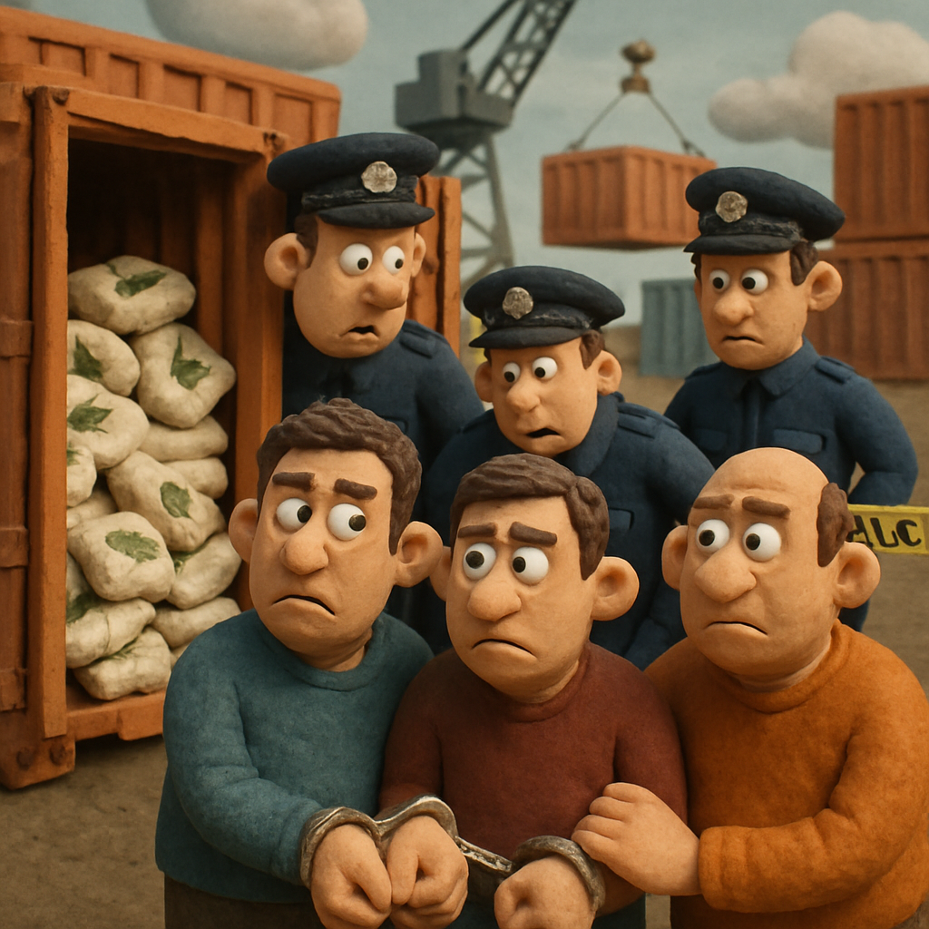 На Кипре арестовали двух граждан Греции и двух граждан Болгарии в связи с огромным количеством наркотиков, обнаруженных в субботу в контейнере, который отправился из порта Лимассола в Пафос.