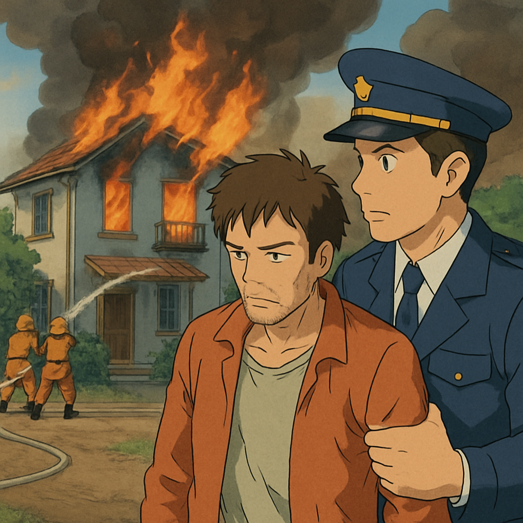 Полиция задержала жильца двухэтажного дома в Никосии после того, как пожарные признали недавний пожар умышленным.