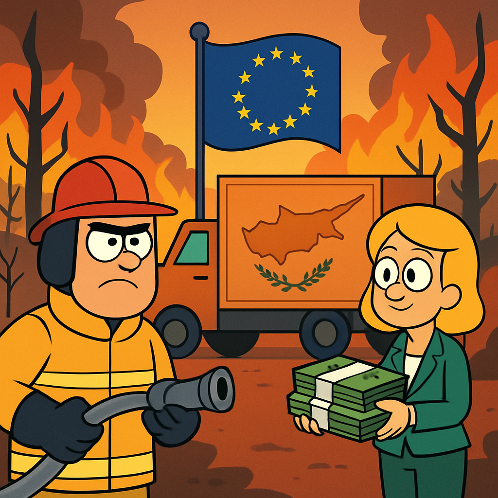 Европейская комиссия выделила 2,3 миллиона евро, чтобы помочь Кипру восстановиться после масштабных лесных пожаров, которые разразились в июле в районах Лимассола и Пафоса.