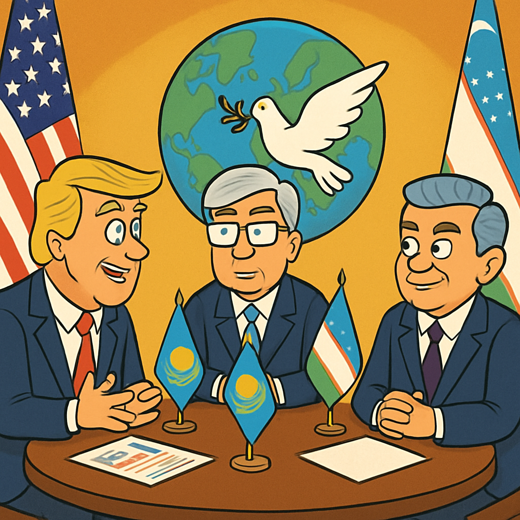 US President holds talks with Tokayev and Mirziyoyev on trade, peace and strategic initiatives.