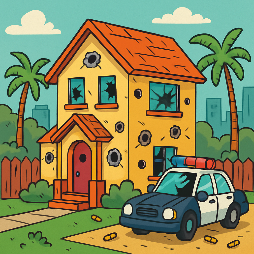 В районе Агиос Афанасиос в Лимассоле обстреляли дом.