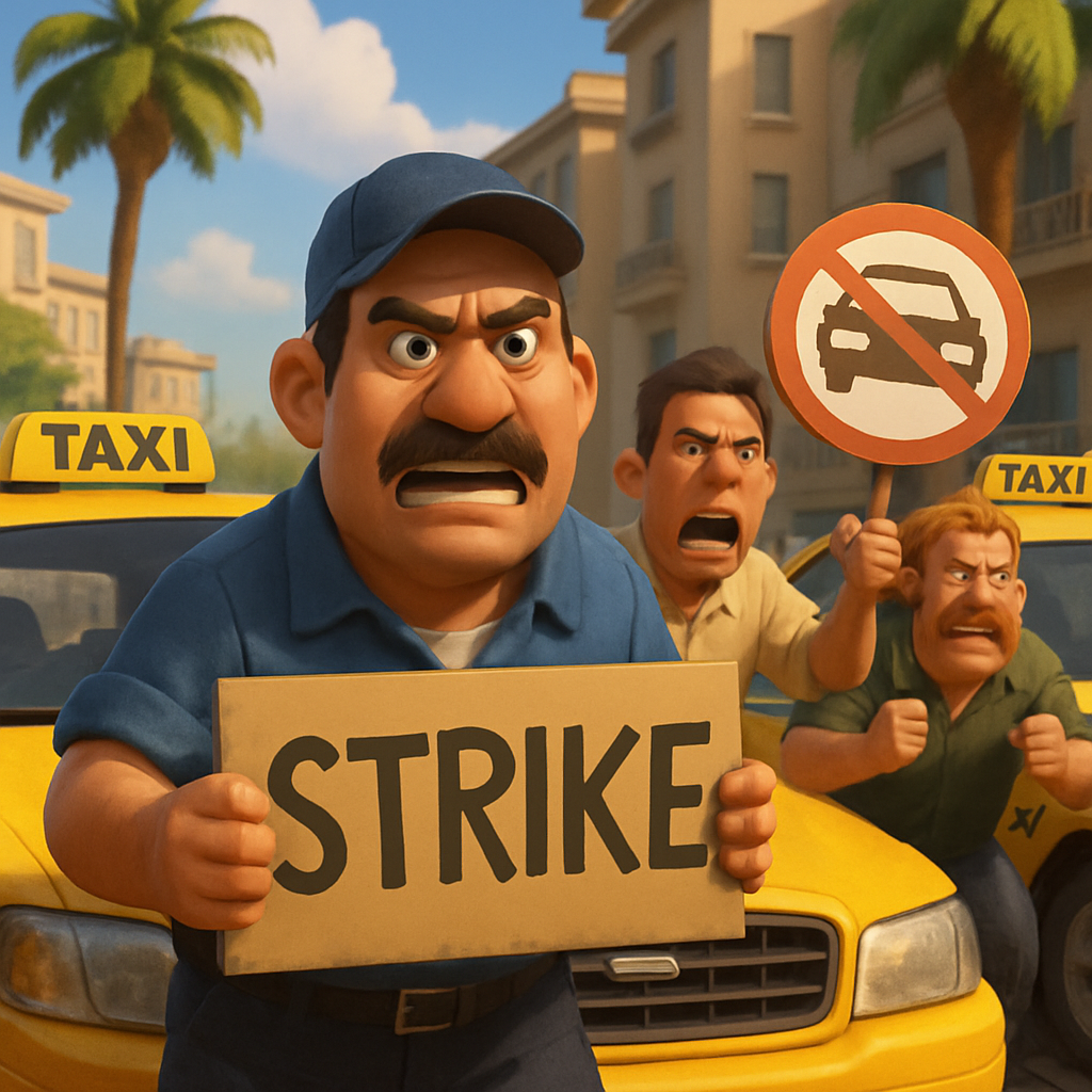 Taxi drivers in Larnaca plan to strike for 4 hours on January 13, for a day on January 20, and indefinitely from January 28.