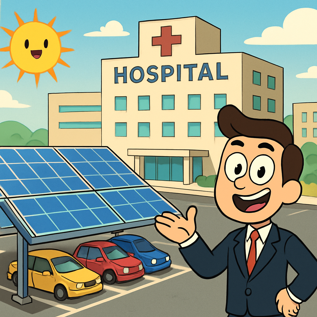 Se ha inaugurado una nueva planta de energía solar en el estacionamiento del hospital general de Nicosia, lo que reducirá significativamente los costos de energía.