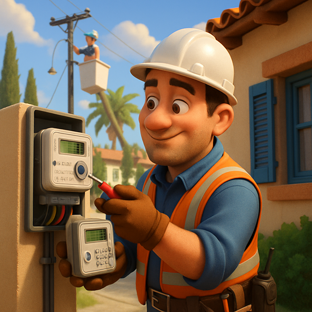 В декабре на Кипре продолжают массовую установку интеллектуальных электросчетчиков во всех районах в рамках модернизации электросетей и улучшения качества обслуживания потребителей.