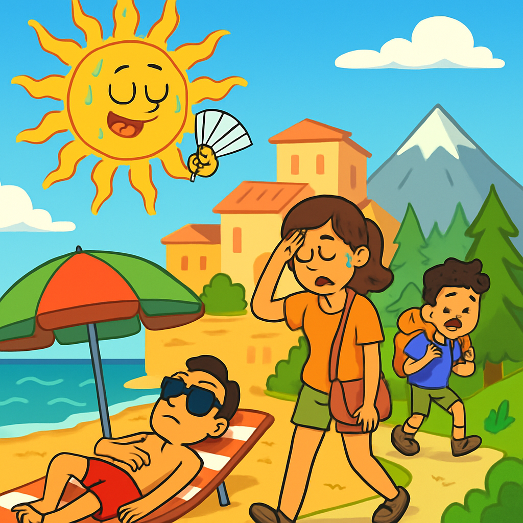 В воскресенье на Кипре до +35С во внутренних районах, около +31С на побережье и +26С в горах.