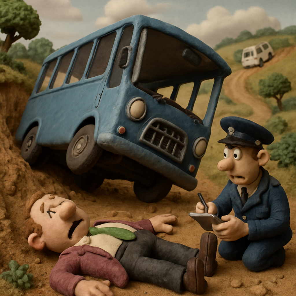 The driver died after the speeding bus failed to take a bend and rolled down an embankment; a separate crash in Burdur killed seven more.