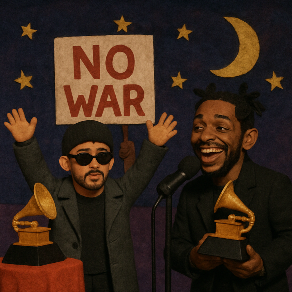 On a night marked by explicit political statements, Bad Bunny became the first Spanish-language artist to win the ceremony’s top prize, while Kendrick Lamar is now the winningest rapper in Grammy history.