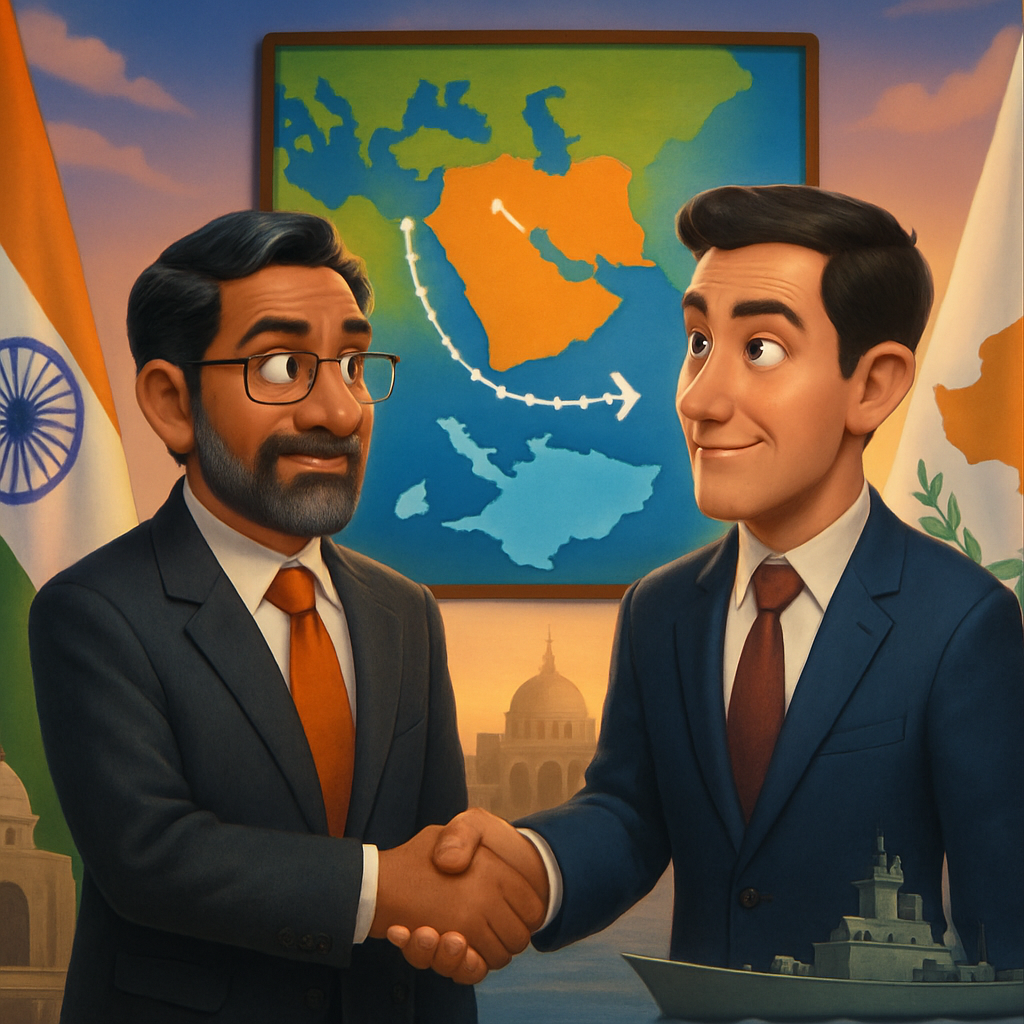 Индия считает, что Кипр играет ключевую роль в продвижении экономического коридора Индия-Ближний Восток-Европа и углублении сотрудничества в области обороны, заявил верховный комиссар Индии на Кипре.