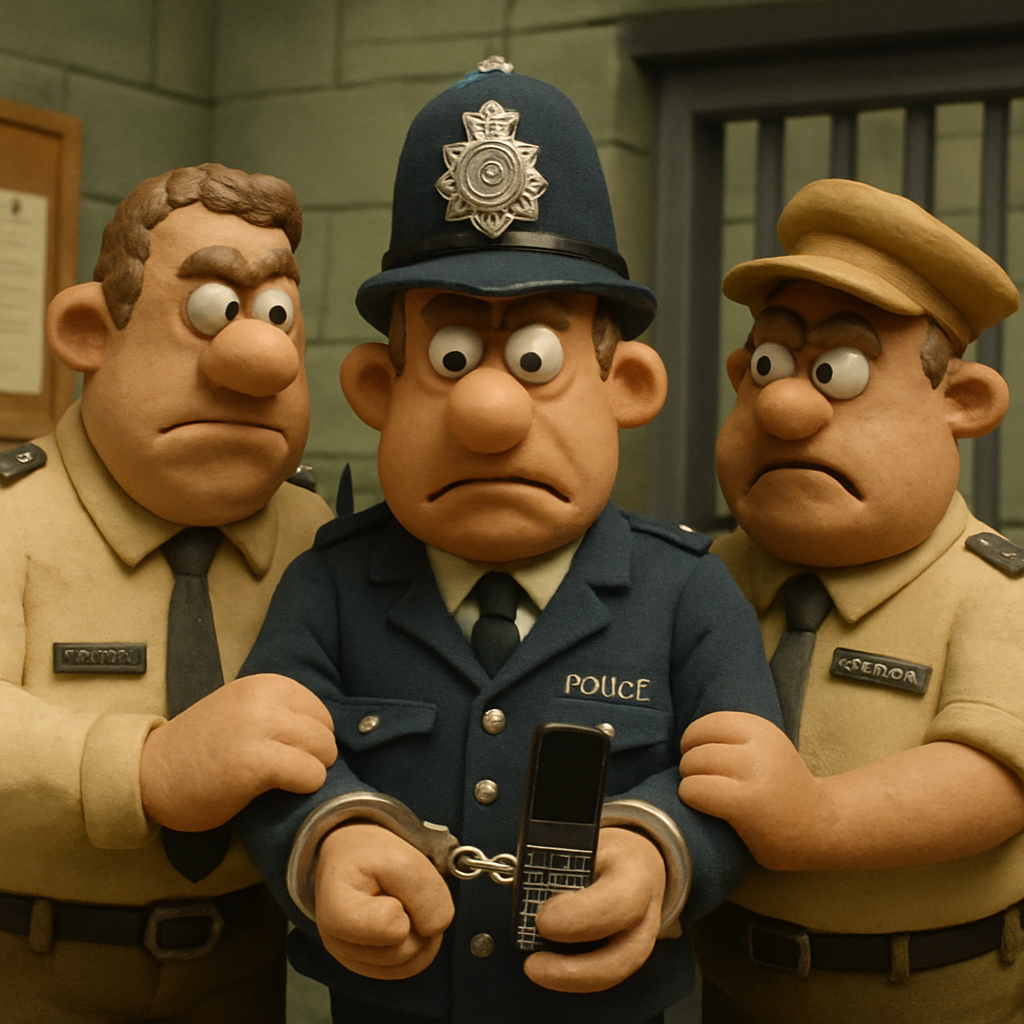 In Larnaca, a police officer has been arrested and charged with several offenses, including abuse of power, corruption, and smuggling a mobile phone into a detention center.