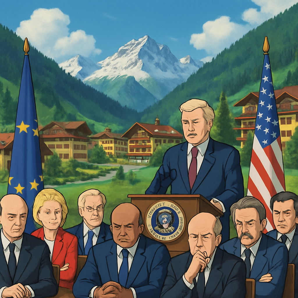 The yearly gathering in the Swiss Alps resort town has been dominated by escalating tensions between the US and its European allies, with leaders warning of a crumbling world order, rising unilateralism and AI's threat to the world's workforce.