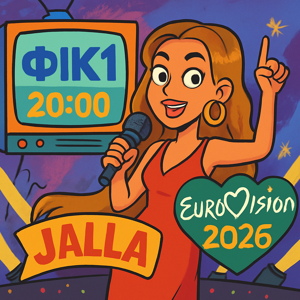 The Cypriot TV channel ΡΙΚ1 will present today at 20:00 a song titled JALLA, which will be performed by Antigoni Buxton at Eurovision 2026.