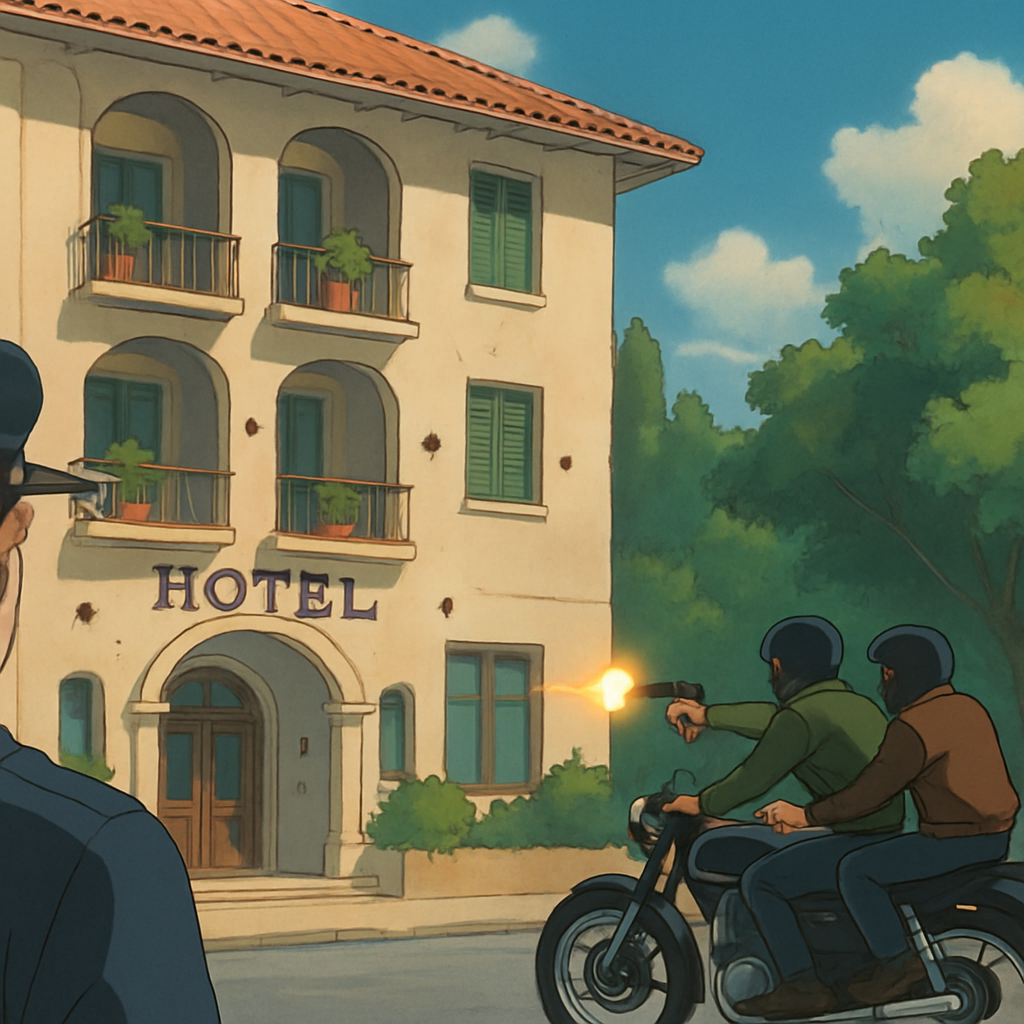 Yesterday in Limassol, a hotel was shot at.