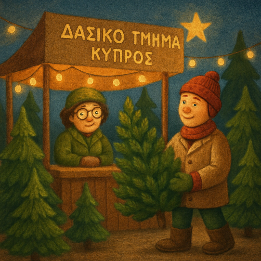 Продажа рождественских ёлок от Департамента лесного хозяйства Кипра начинается 26 ноября
https://cyprusbutterfly.