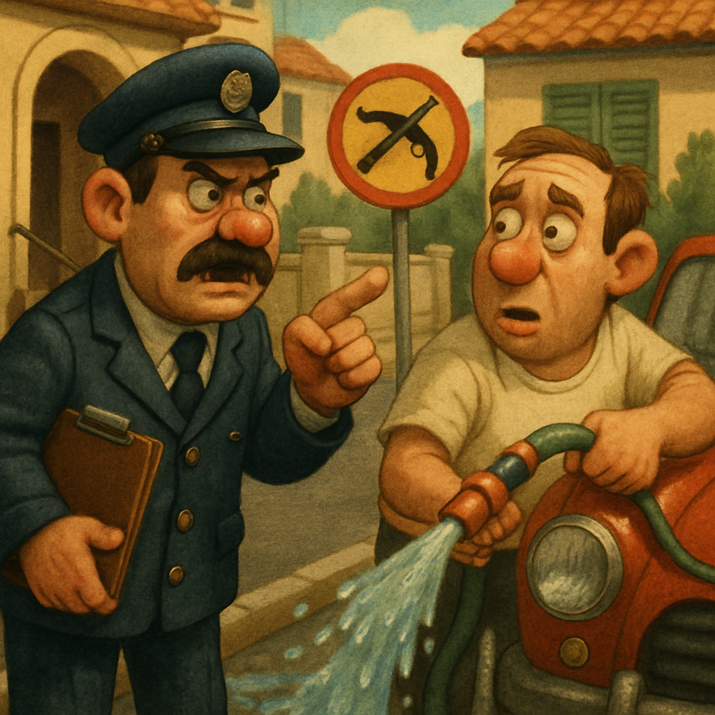 В Ларнаке увеличивают штрафы за растрату воды.