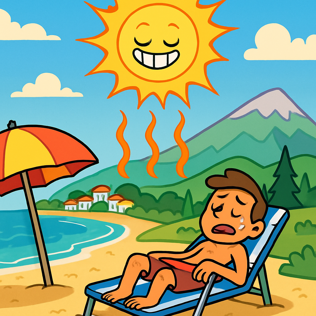 В воскресенье на Кипре до +32С в глубине страны и на побережьях и до +23С в горах.