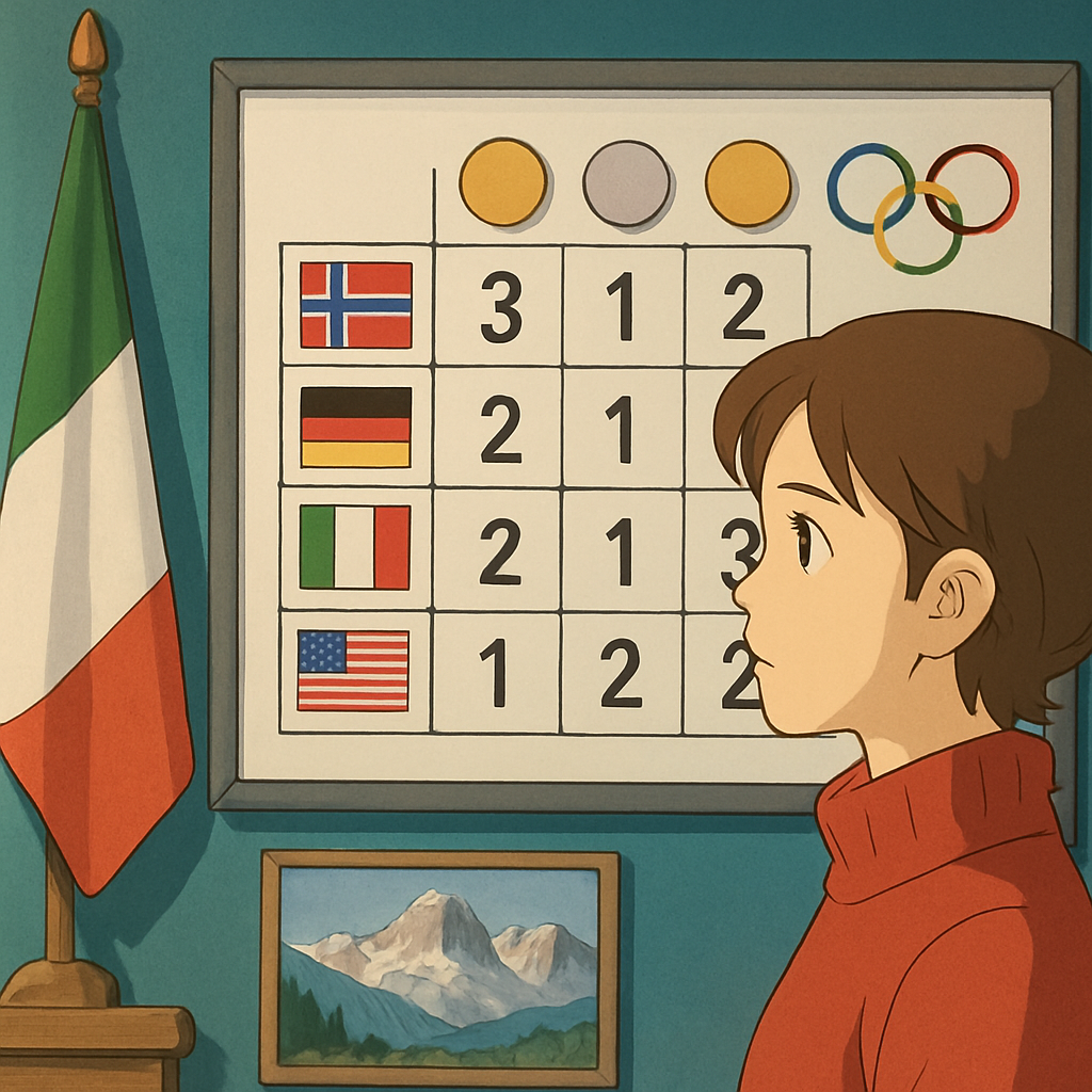 Which country is doing best at this year's Winter Olympics, held in Italy's Milan and Cortina d'Ampezzo?