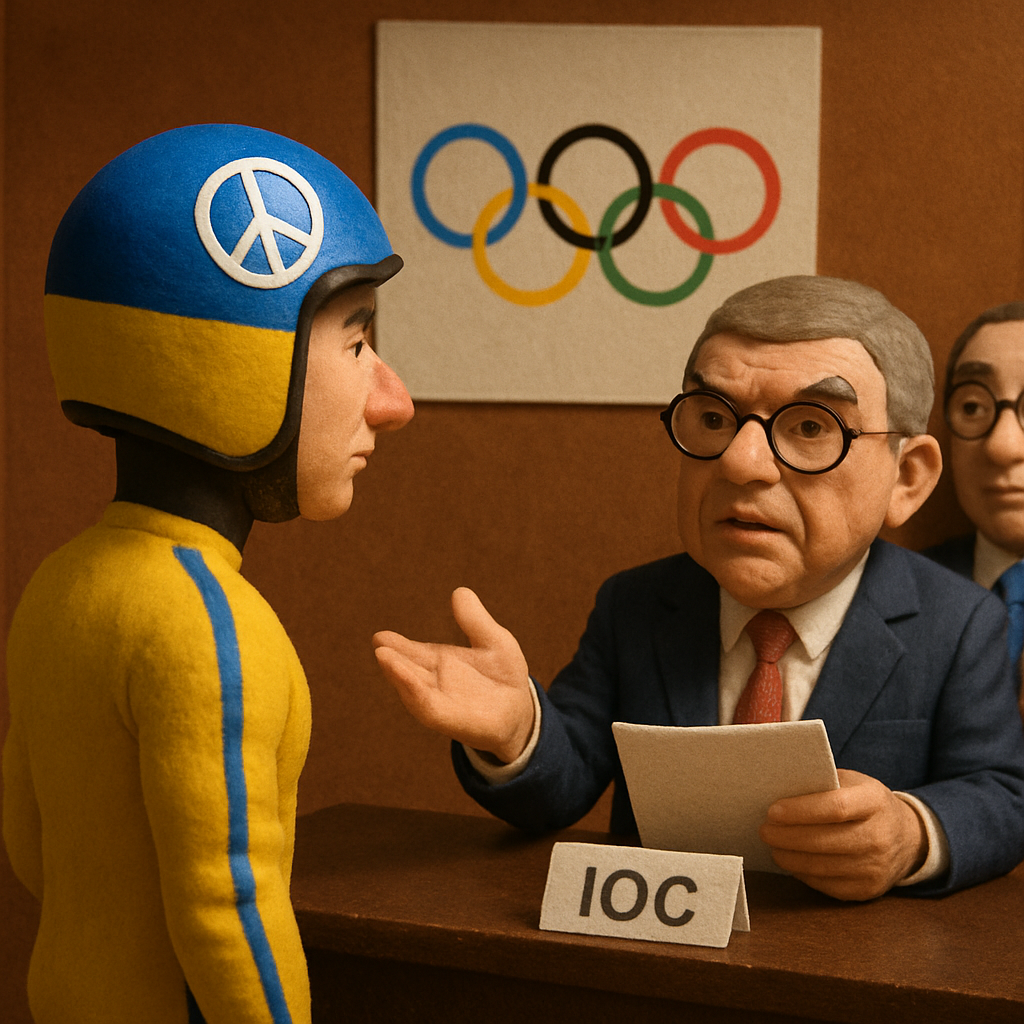 The IOC confirmed the decision on Tuesday, stating that Heraskevych's helmet contravened IOC guidelines about political symbols.