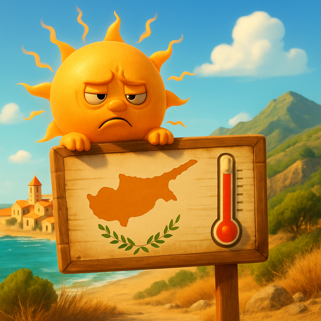 Сегодня на Кипре до +37С в глубине страны, около +34С на побережьях и +27С в горных районах.