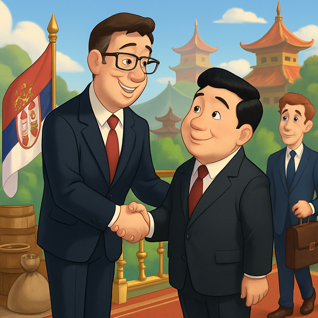 Esta semana, el presidente serbio Aleksandar Vučić llevó a cabo una ofensiva diplomática para asegurar comercio e inversión en el este.