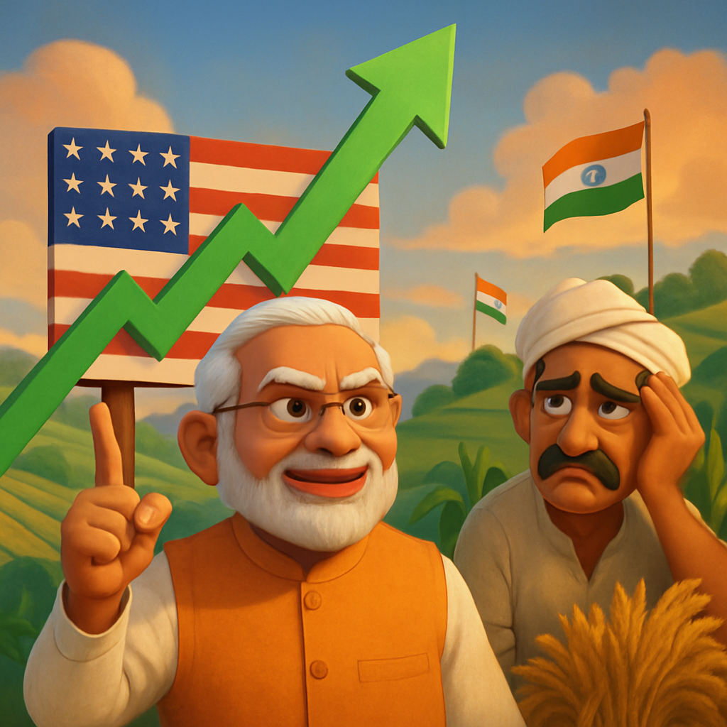 Prime Minister Narendra Modi won a big reduction of sky-high tariffs, but critics say he undermined Indian sovereignty and undercut the nation’s farmers.
