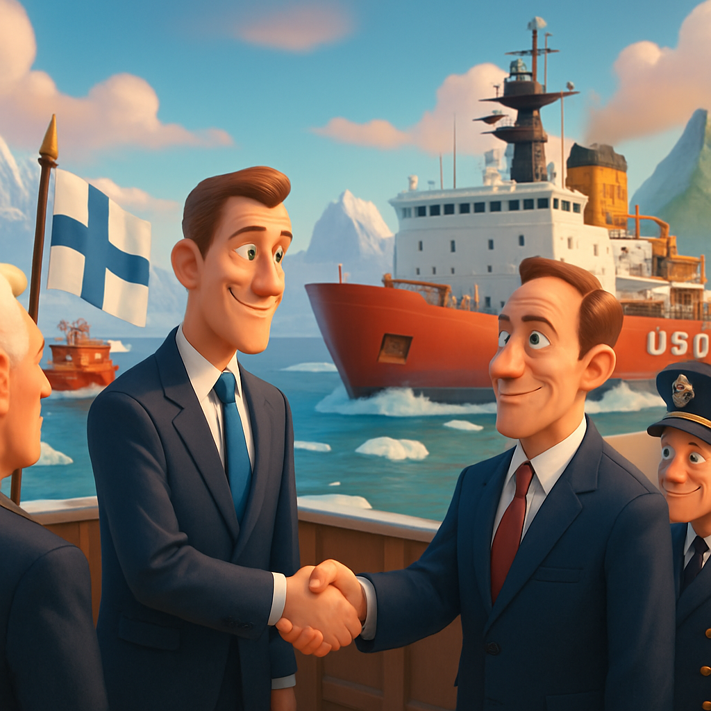 Finland is set to build new icebreakers for the US as Arctic competition intensifies.