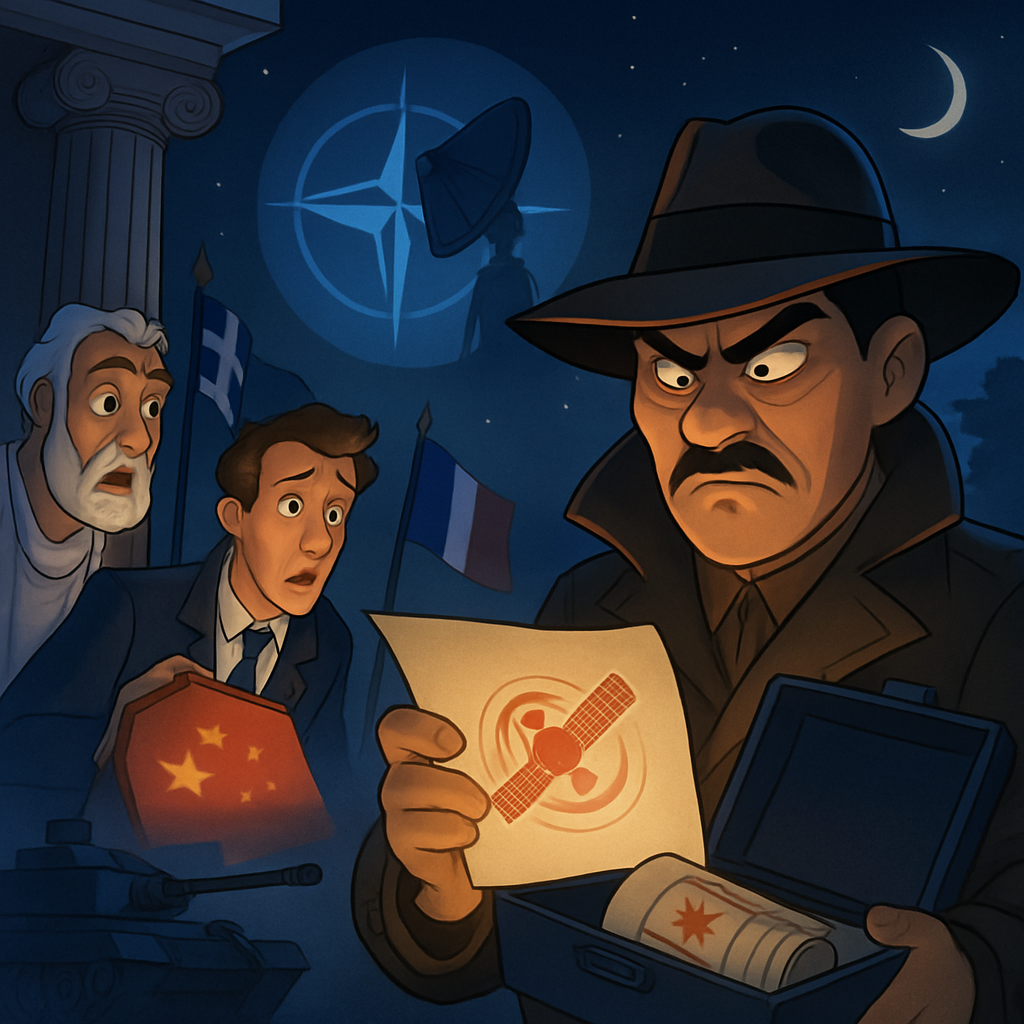 Greek and French authorities probe alleged Chinese espionage targeting NATO tech, satellite data and military secrets, raising fears of wider spy networks.