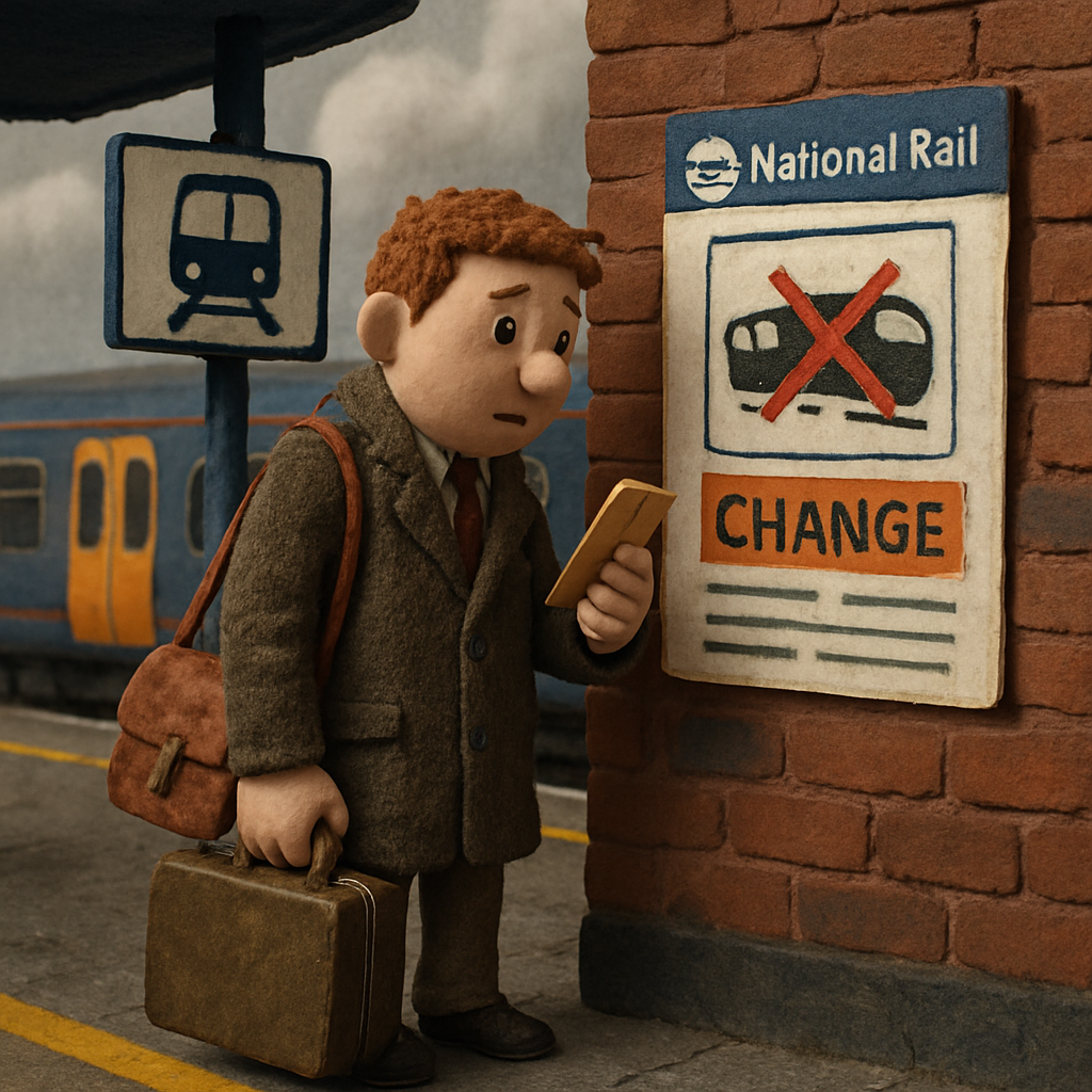 The group representing train companies in the UK, National Rail, also warned passengers to change their travel plans and move their bookings to a different date.