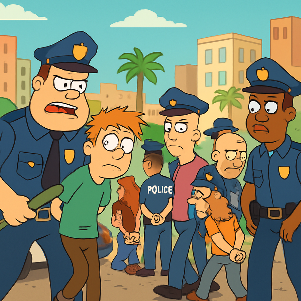 An anti-drug police operation took place in Larnaca.