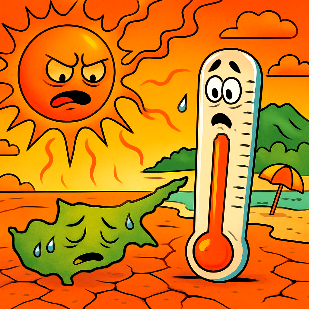 Новое «оранжевое» предупреждение действует сегодня на Кипре до 5 часов вечера.