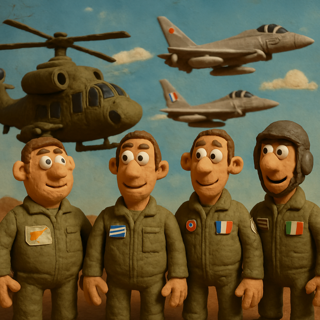 На Кипре прошли авиационные учения между Кипром, Грецией, Францией и Италией, в ходе которых были рассмотрены сценарии в морском и воздушном пространстве Восточного Средиземноморья и в наземном пространстве Республики Кипр.