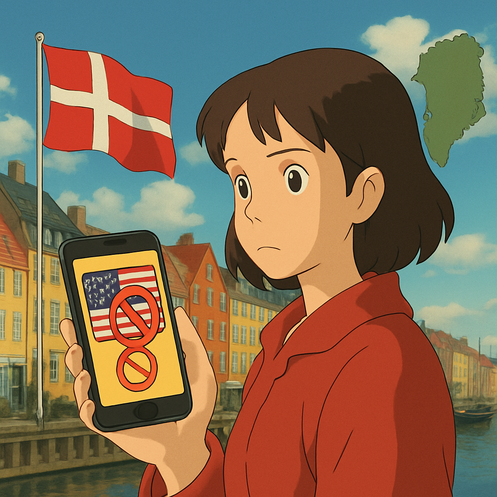 Mobile apps, designed to help shoppers identify and boycott American goods, have seen a surge in use in Denmark.