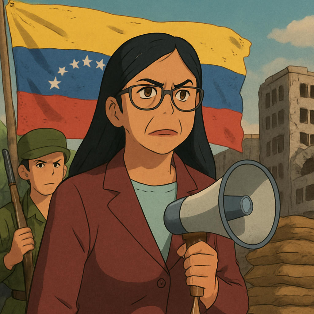 Delcy Rodríguez, a guerrilla’s daughter, started out as a provocateur.