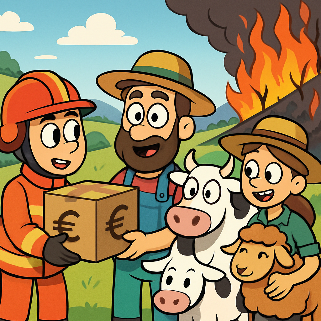 Фермерам и животноводам Кипра, пострадавшим от июльских пожаров, выделили около 23,5 млн.