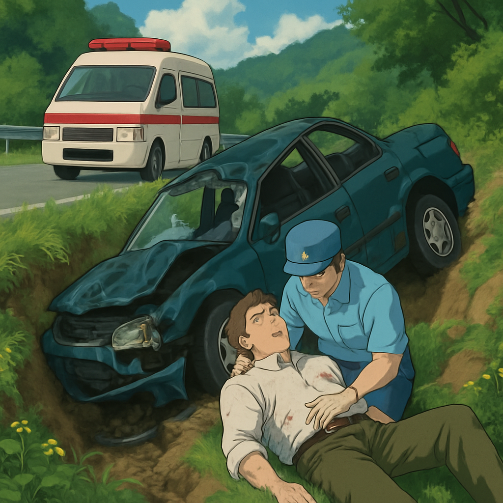 In the morning, a serious traffic accident occurred in the Paphos area.