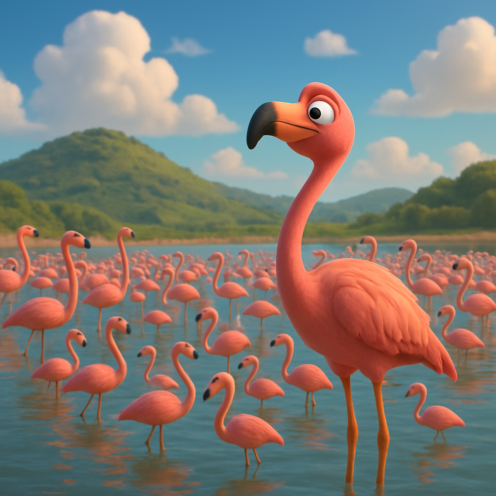 Large flocks of flamingos have appeared at Lake Paralimni, despite a long-standing decline in their population in Cyprus.