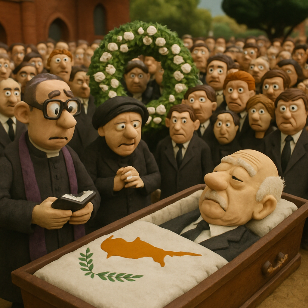 Hundreds of people attended the funeral of Georgios Vassiliou, the former president of Cyprus, who passed away on Tuesday.