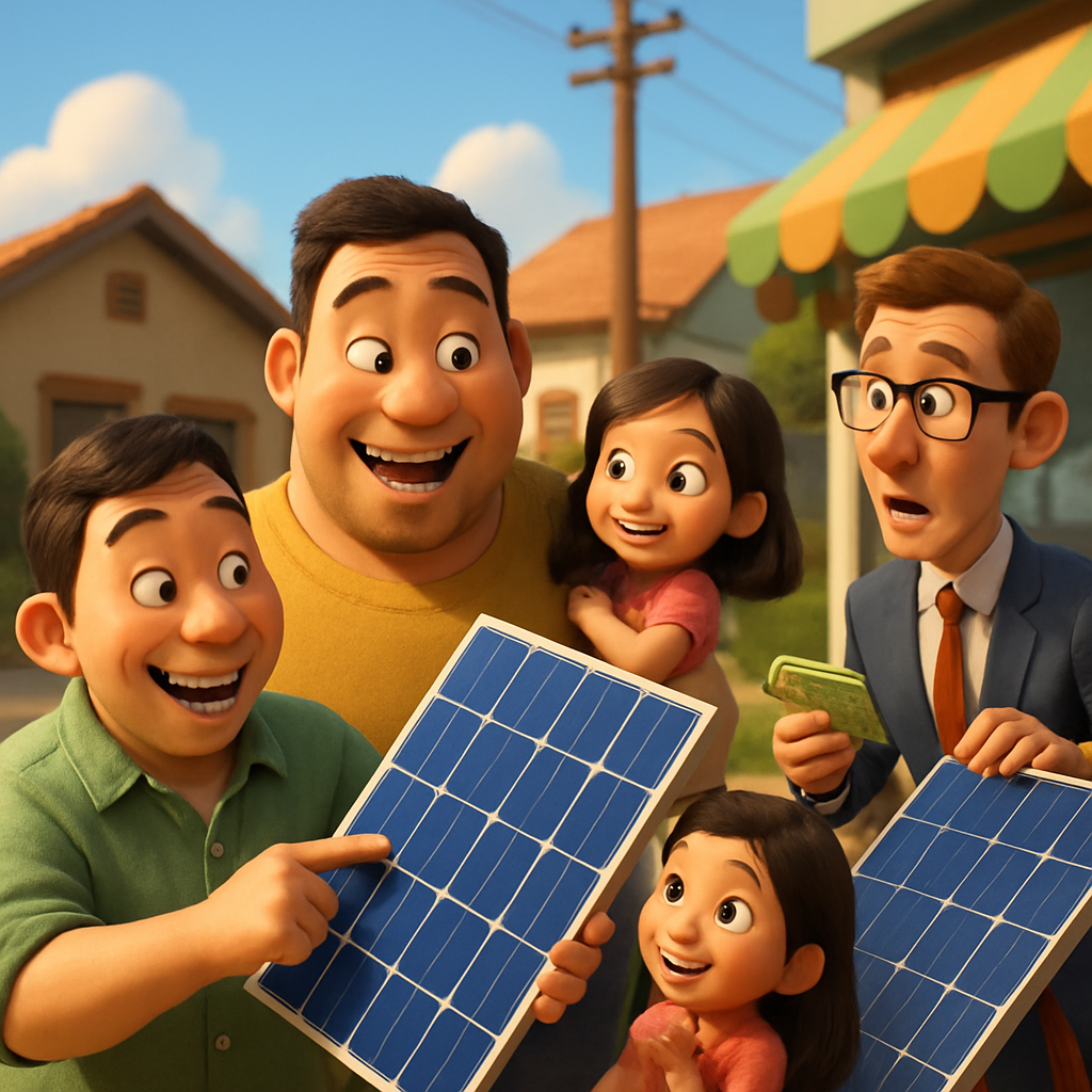 Chinese panels are now so affordable that businesses and families are snapping them up, slashing their bills and challenging utilities.