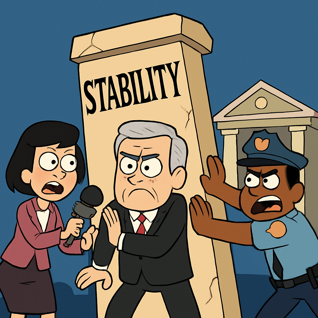 A tough issue for stabilization in our politics and public institutions.