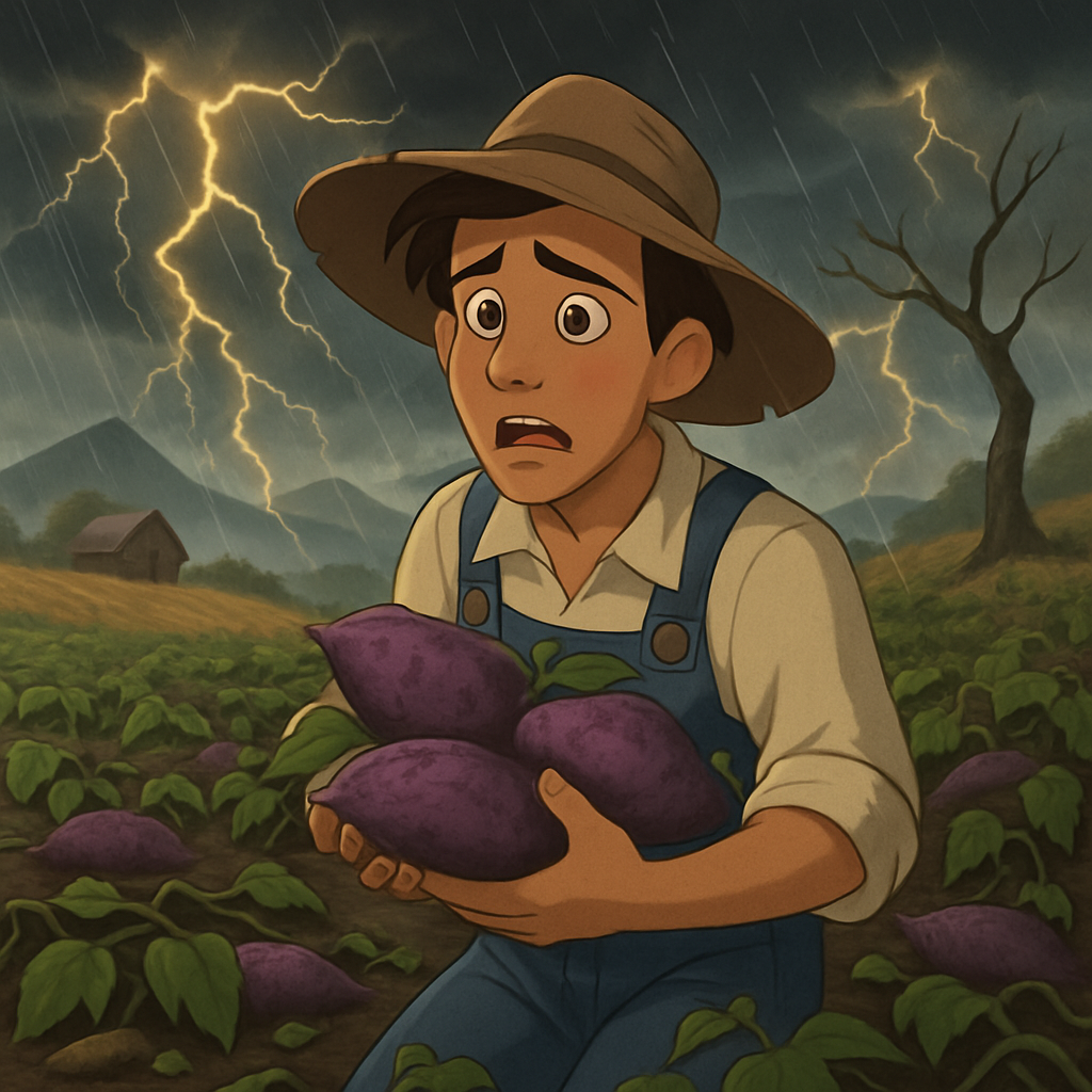 Soaring demand and extreme weather worsened by climate change have wiped out harvests of the popular purple yam.