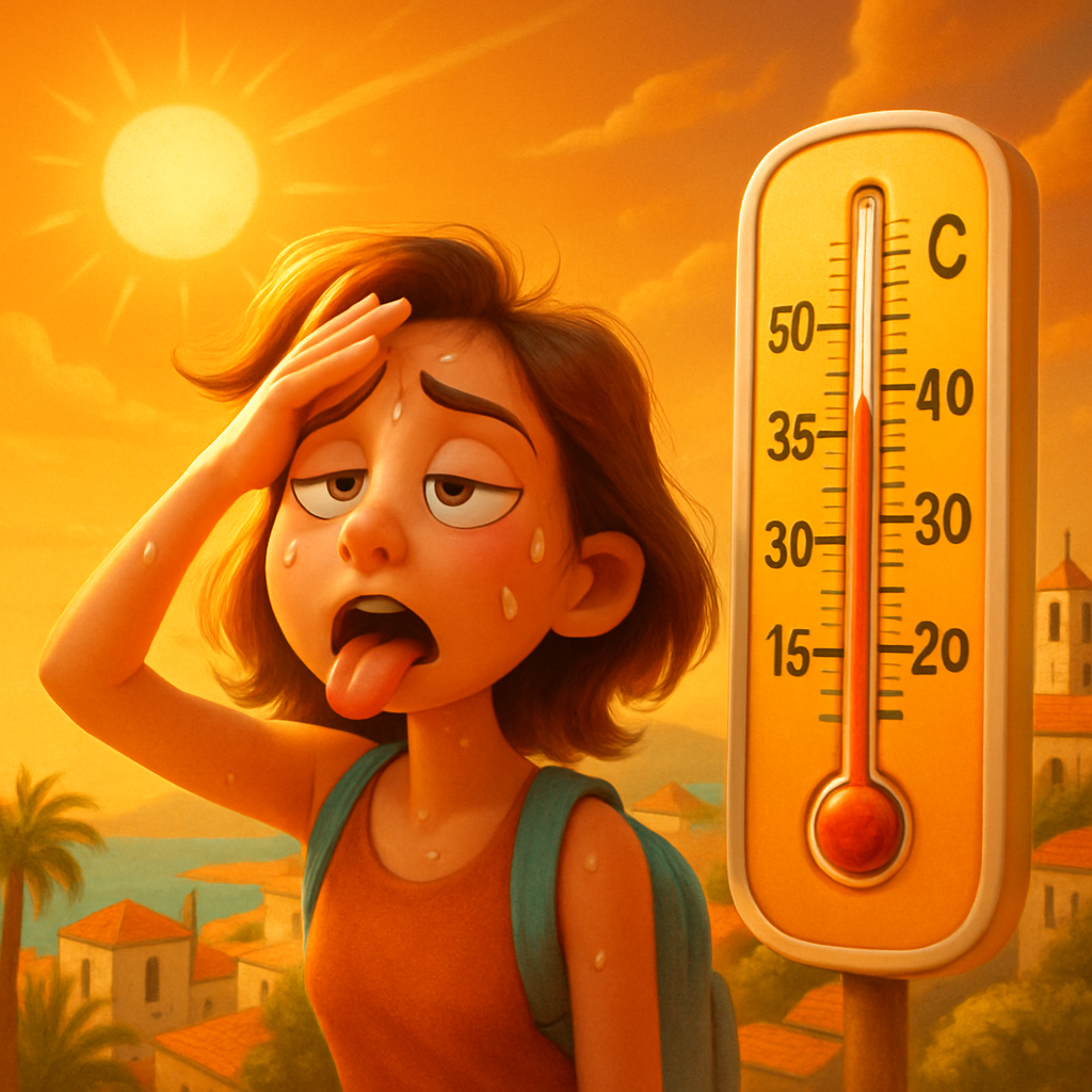 Сегодня на Кипре до +36С во внутренних районах, около +33С на побережье и около +29С в горах.