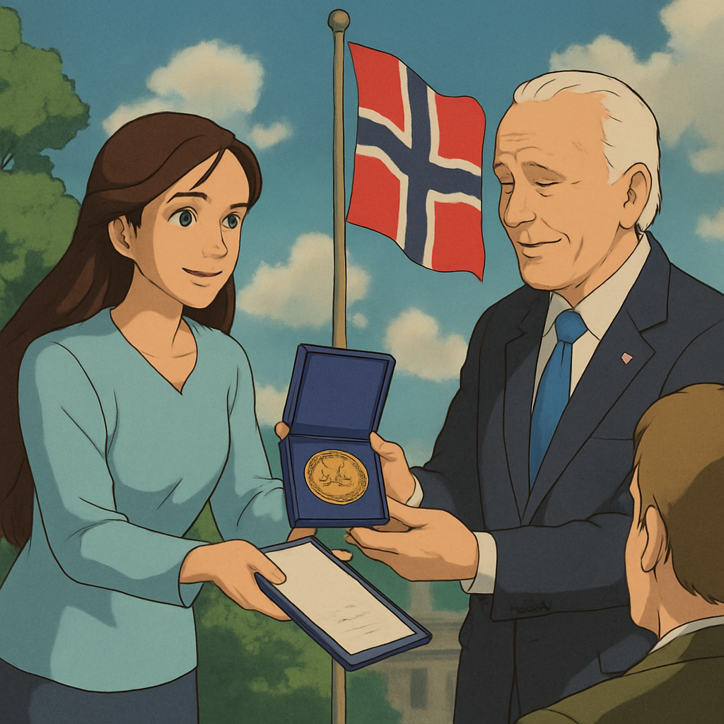 The Venezuelan opposition leader’s attempts to share her award with the U.